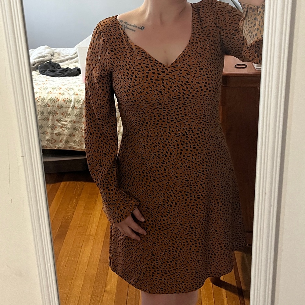 Ann Taylor animal print dress